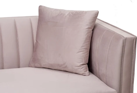 Диван Paolo двухместн.раскл. велюр беж. Colt1001 182*90*78см,2 под. Garda Decor арт.PAOLO180-2K-Colt1001