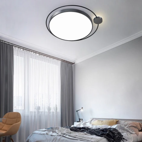 Потолочный светильник круглый Destin D50 Black ImperiumLoft Destin01 (193727-26) (LED, 220V, круглые)