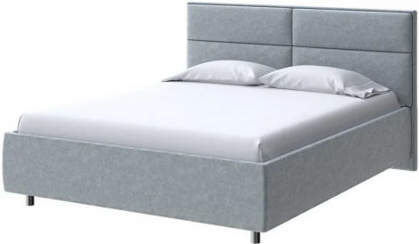 PROxSON Кровать Pado без основания (Ткань: Велюр Gratta 3 Утренний туман) 160x200