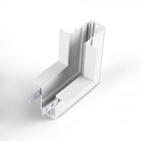 Коннектор угловой внутренний для накладного шинопровода белый 85091/00 Slim Magnetic Elektrostandard (48V)