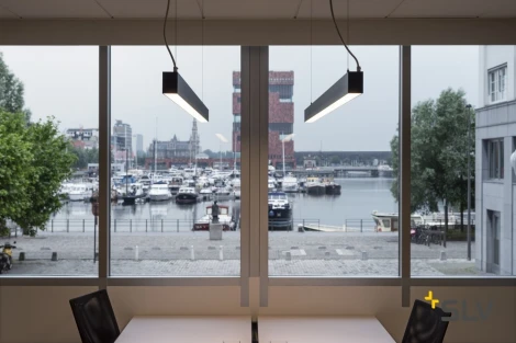 Подвесной линейный светильник светодиодный диммируемый SLV Glenos 1001409