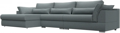 Диван угловой Пекин Long угол левый Лига Диванов (Рогожка) арт.122941L