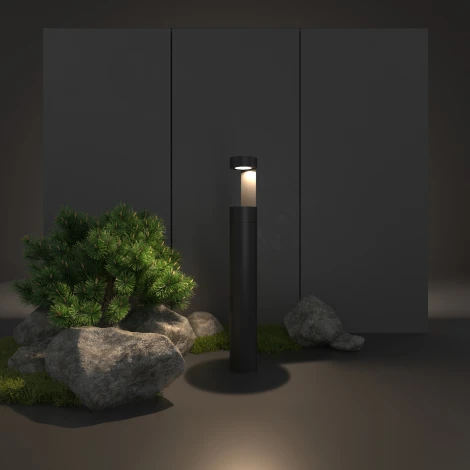 Наземный светильник Elektrostandard 35126/F черный (LED, 220V, круглые, IP54)