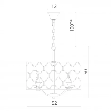 Подвесной светильник Divinare Dunkan 2021/04 LM-5