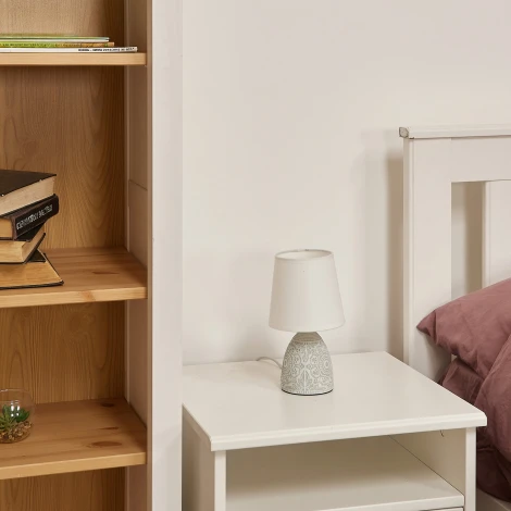 Настольная лампа Uniel UML-B301 E14 LIGHT GREY