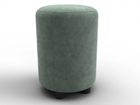 Пуф 001 (ДСП,Фанера/Пластик/Велюр/Зеленый) Лига Диванов 132487