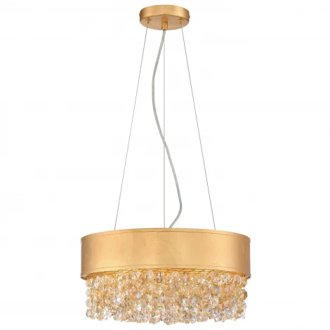 Подвесная люстра Lucia Tucci Fabian 1554.5 gold leaf (220V, на тросе)