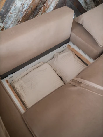 ПОРТЛЕНД  Диван прямой с банкеткой бежевый D1 furniture арт.AAA41669001