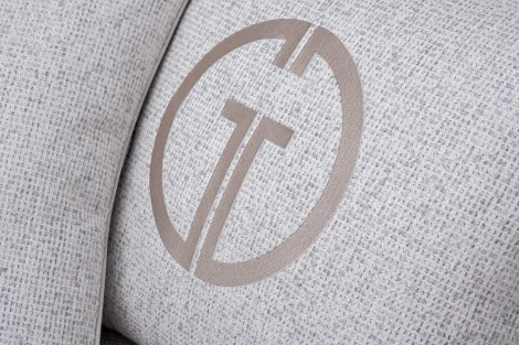 Диван Sorrento(K) 230M трехм.раск c кантом,рогожка св.беж Santo1902-SECRU+Nev83 230*101*86 Garda Decor арт.SORRENTO(K)-230M-3K-Santo1902-SECRU+Nev83