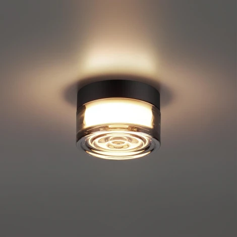 Настенно-потолочный светильник уличный светодиодный Odeon Light Ronda 7157/6CL дымчатый/стекло/поликарбонат IP65 LED 6W 2200/2700/3000K 220V