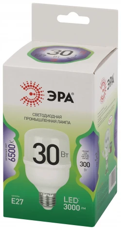 Лампочка светодиодная E27 30W ЭРА LED POWER T70-30W-865-E27 GL