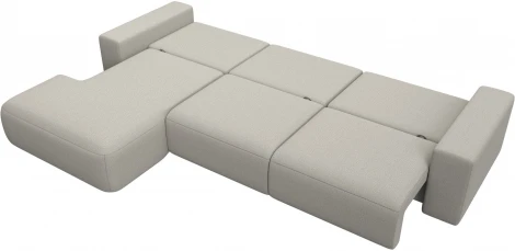 Диван угловой Лига-036 НПБ Классик Лонг левый угол Лига Диванов (Рогожка) арт.125462L
