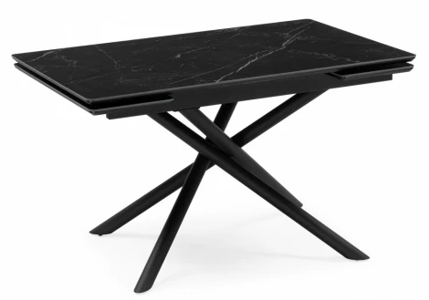 Керамический стол Мэриан 120(180)х80 shakespeare black / черный 625717