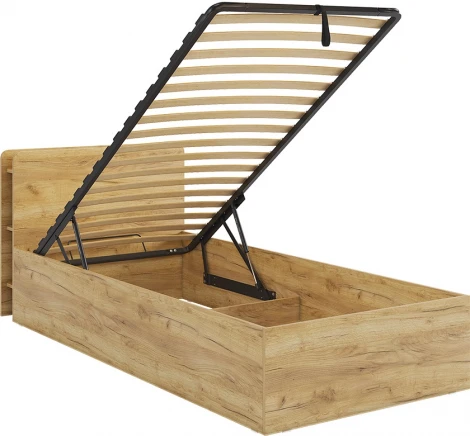 Кровать с подъемным механизмом "Юниор" 90х200 см Mebelson (Дуб крафт золотой) арт.ZP.SMU-02.2553