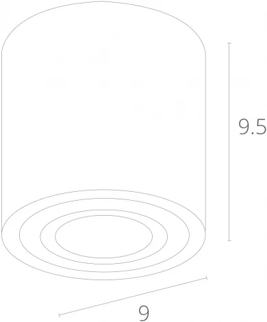 Потолочный светильник уличный Arte Lamp Galopin A1460PL-1WH (220V, круглые, IP44)