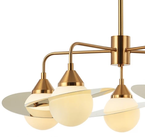 Потолочная люстра на штанге Stilfort Saturn 2125/03/05P (220V, шарики)