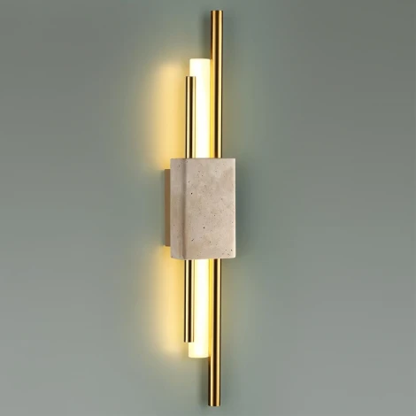 Настенный светильник светильник Odeon Light Travertino 7034/10WL камень/акрил/металл IP20 LED 10W 3000K 220V