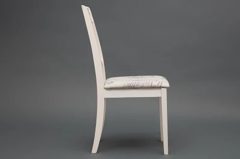 Стул Picasso (PC-SC) дерево гевея, 45х53х97см, ivory white (слоновая кость 2-5), Ткань Прованс № 13 Tetchair 12485
