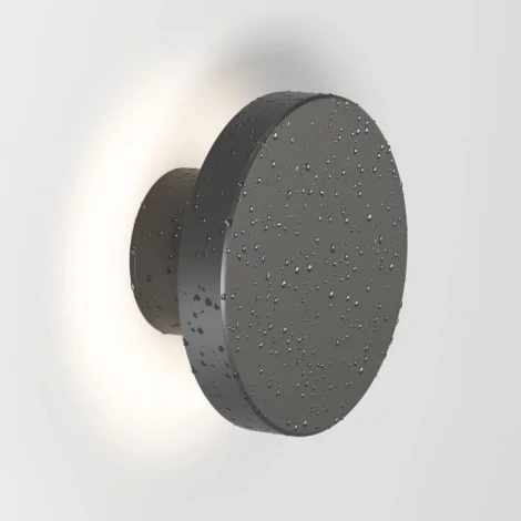 Настенный уличный светильник Denkirs Dramen DK9701-BK (LED, 220V, круглые, IP65)