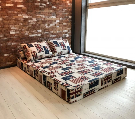 Бескаркасный диван Dreambag PuzzleBag Флаги XL 4920500