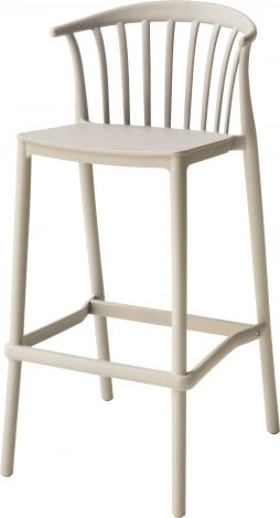Стул полубарный Campo пластик бежевый Stool Group арт.УТ000039940