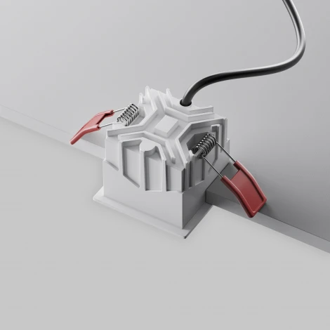 Встраиваемый светильник Maytoni Alfa LED DL043-01-10W3K-SQ-W-1 (220V)