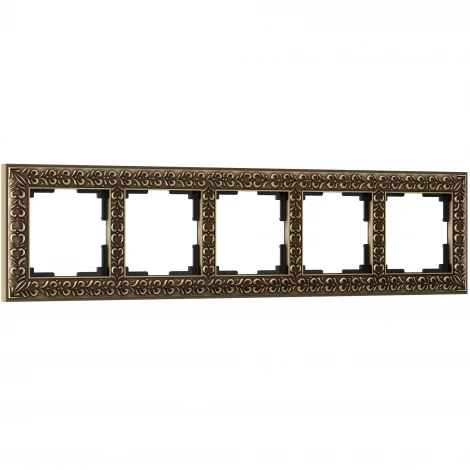 Рамка на 5 постов (бронза) W0051512 (a050940)