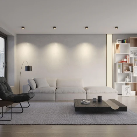 Светильник накладной светодиодный с переключ. цв. температуры Novotech Orbis 359595 черный IP20 LED 12W 220-240V 3000К\4000К\6000К