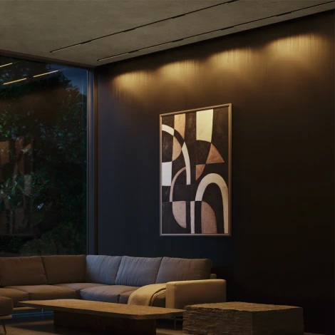 Трековый светильник низковольтный светодиодный 48V 6W 3000K Maytoni Technical Points TR241-2-6W3K-B