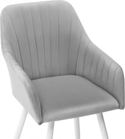 Кресло Слэм крутящиеся (Слэм крутящееся светло-серое / белое) Notta арт.570177