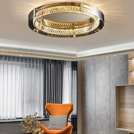Протолочный светильник LED PERSEY D80 Amber Трех ImperiumLoft Persey01 (223746-23)