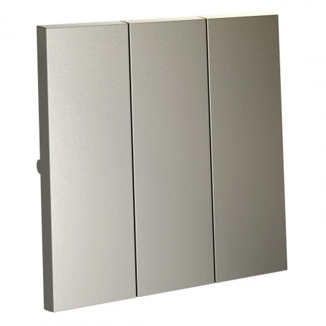 Клавиши для выключателя/переключателя трехклавишного Voltum S70 VLS000504 (шелк)