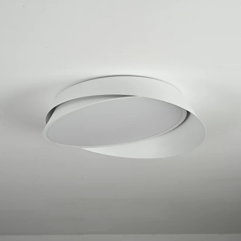 Потолочный светильник круглый Shell D40 White Imperiumloft Shell (102036-26) (LED, 220V, пульт управления, круглые)