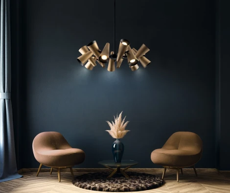 Потолочная люстра Maytoni Giro MOD095PL-14BS