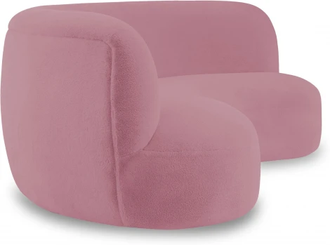 Диван Patti 2400 ОГОГО (арт.853239), (Мех/Розовый)