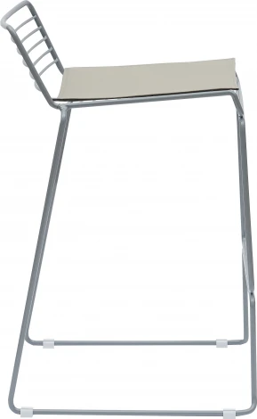 Стул полубарный Danny серый с подушкой Stool Group (арт.УТ000038988)