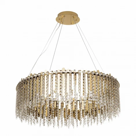 Подвесная люстра хрустальная Modelux MODELUX ML.314.14 GD