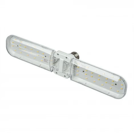 Лампа светодиодная для растений, форма "P" лепестковая, прозрачная, спектр для фотосинтеза с высокой цветопередачей Uniel LED-P65-16W/SPFS/E27/CL/P2 PLP32WH