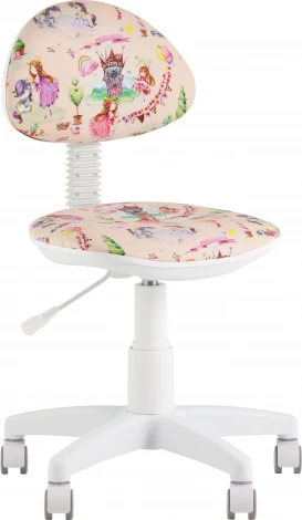 Кресло компьютерное детское УМКА Princesski пластик белый Stool Group (арт.УТ000038772)