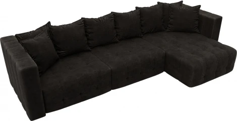 Диван угловой Лига-052 НПБ Лонг угол универсальный Лига Диванов (Велюр) арт.128834