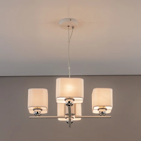 Люстра подвесная Тильда CL469245 (220V, на тросе, куб)