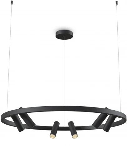 Подвесной светодиодный светильник Maytoni Satellite MOD102PL-L42BK (220V, на тросе)