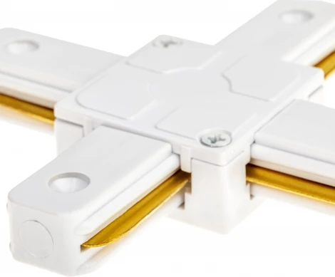 Коннектор Х-образный жесткий пластик/медь белый Ritter Artline 59749 4