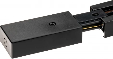 Коннектор питания для шинопровода, прямой, пластик/медь, черный Ritter Artline 59756 2