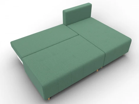 Диван угловой Лига-102 угол универсальный (ДСП,Брус,Фанера,Рогожка/Зеленый) Лига Диванов 134799