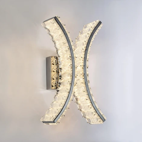 Бра светодиодное хрустальное с регулировкой цветовой температуры Modelux MODELUX ML.759.02 CR