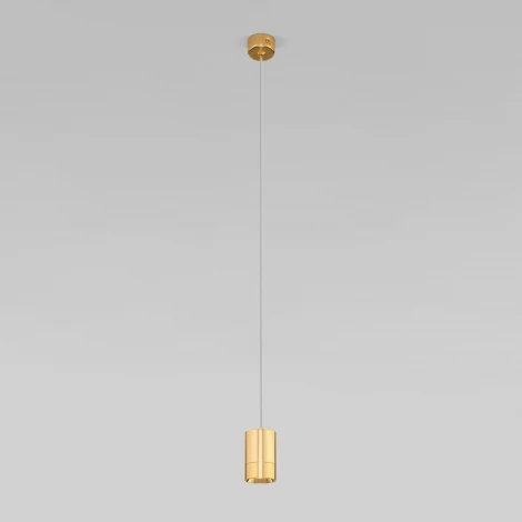 Подвесной светильник Solita 50249/1 латунь Eurosvet Piccolo 50248/1 LED/ золото (220V, на проводе, круглые)