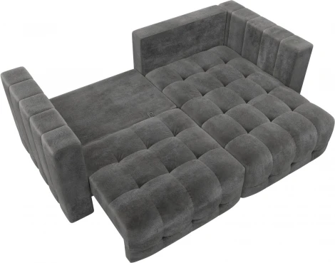 Диван угловой Лига-052 НПБ угол универсальный Лига Диванов (Велюр) арт.128799