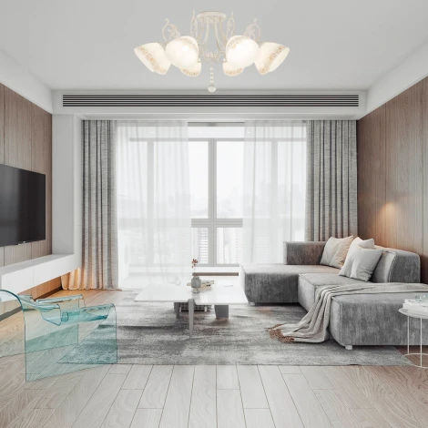 Потолочная люстра Arte Milano AM341900 341900/8 WT+G (220V)