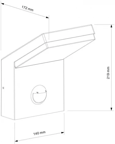 Уличный настенный светильник Deko-Light Tucanae 731133 (LED, 220V, IP54)